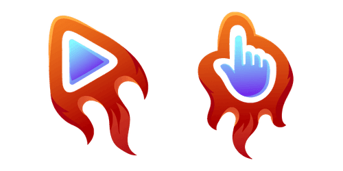 Red Fierycustom cursor pack