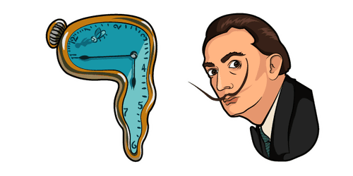 Salvador Dalicustom cursor pack