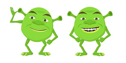 Shrek Wazowskicustom cursor pack