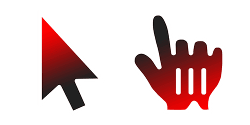 Sin City Gradientcustom cursor pack