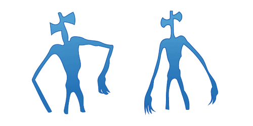 Siren Head Memecustom cursor pack