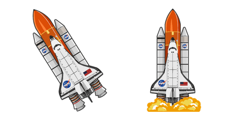 Space Shuttlecustom cursor pack