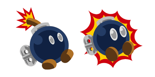 Super Mario Bob-ombcustom cursor pack