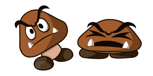 Super Mario Goombacustom cursor pack