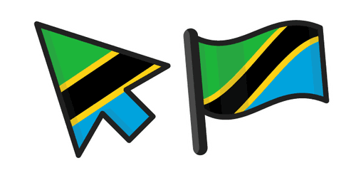 Tanzania Flagcustom cursor pack