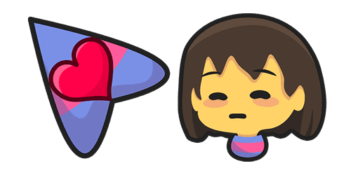 Undertale Friskcustom cursor pack