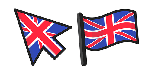 United Kingdom Flagcustom cursor pack