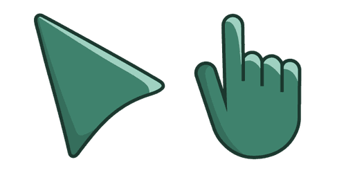 Viridian Greencustom cursor pack