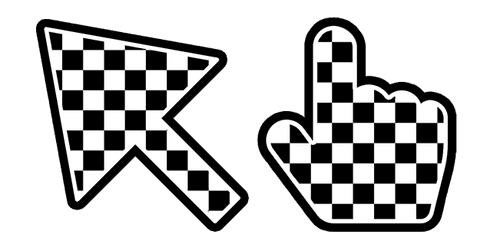 White N Blackcustom cursor pack