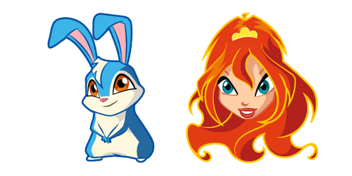 Winx Bloom and Kikocustom cursor pack