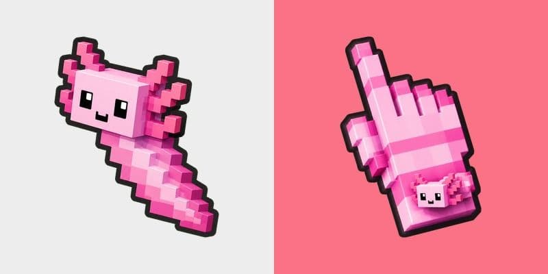 Voxel Axolotl