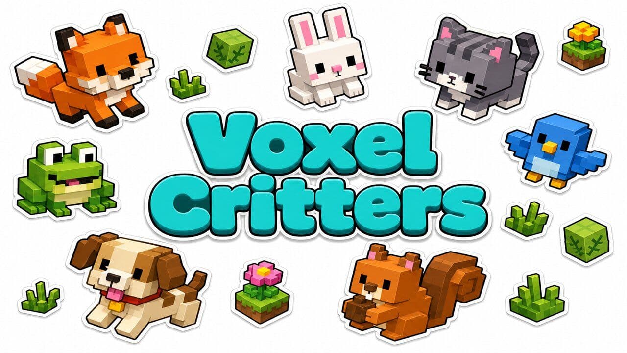Фон колекції Voxel Critters