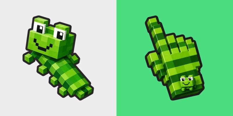 Voxel Frog