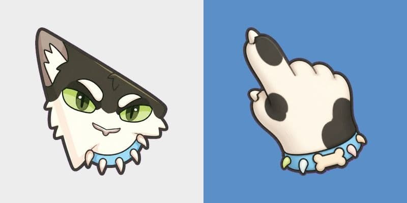 Warrior Cats Bone Cute Cursor Pack