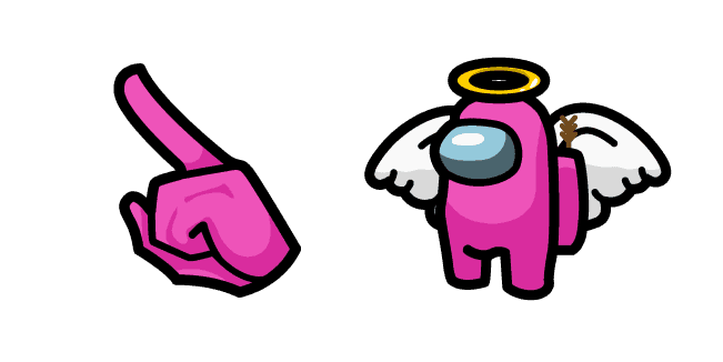 Among Us Cupid Charactercustom cursor pack