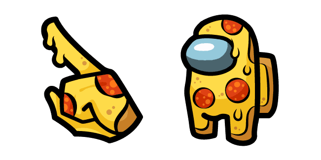 Among Us Pizza Charactercustom cursor pack