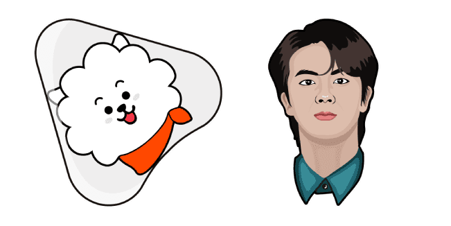 BTS Jincustom cursor pack