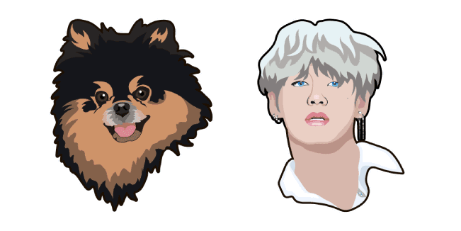 BTS Vcustom cursor pack