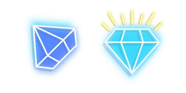 Blue Diamond Neoncustom cursor pack