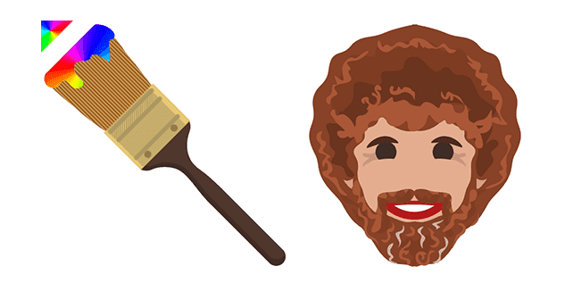 Bob Ross Paint Brushcustom cursor pack