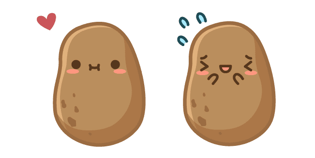 Cute Potatocustom cursor pack