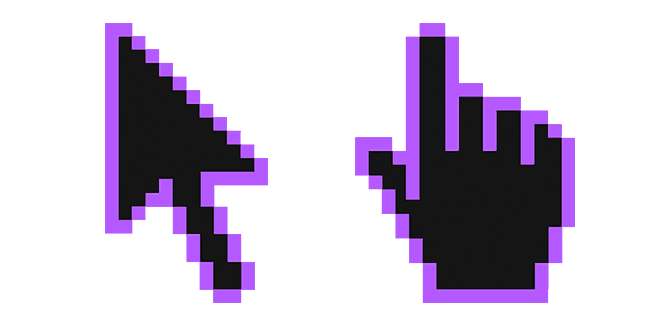 Heliotrope Pixelcustom cursor pack