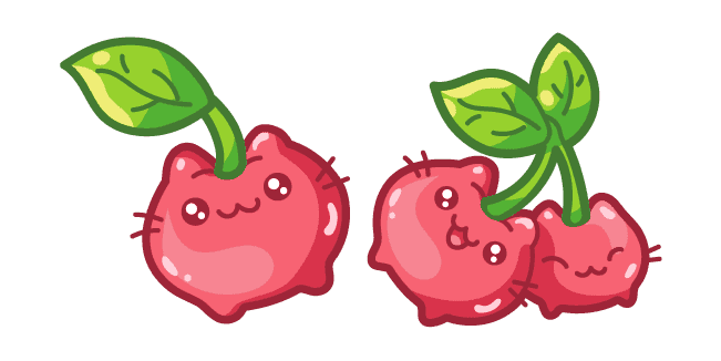 Kawaii Cherry Catscustom cursor pack