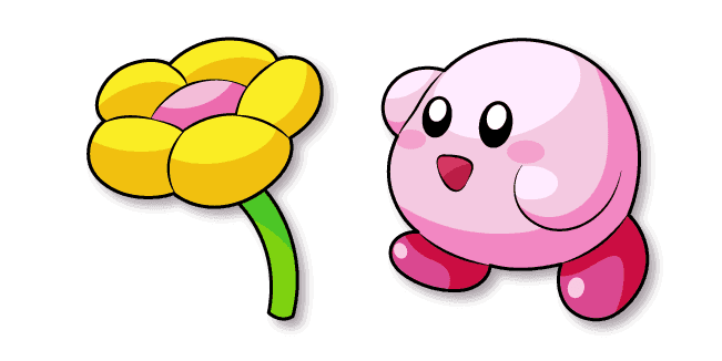 Kirby Batamon and Flowercustom cursor pack
