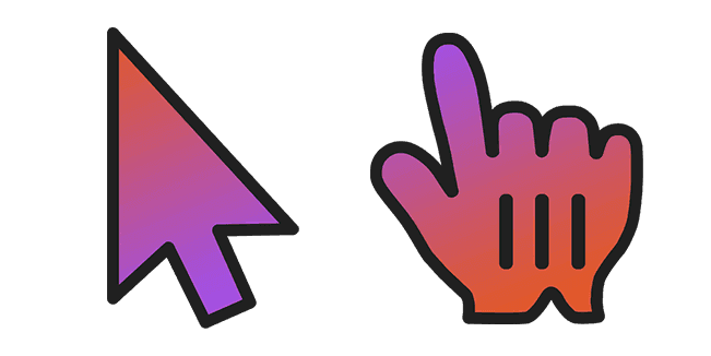 Late Sunset Gradientcustom cursor pack