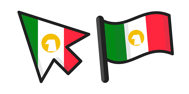 Mexico Flagcustom cursor pack