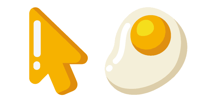 Minimal Fried Eggcustom cursor pack
