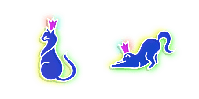 Neon Cat Queencustom cursor pack