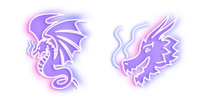 Neon Dragoncustom cursor pack