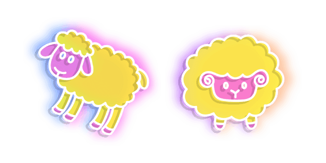 Neon Lambscustom cursor pack