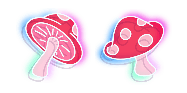 Neon Mushroomcustom cursor pack
