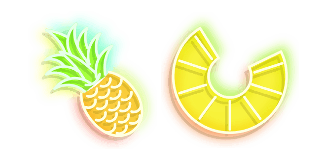 Neon Pineapplecustom cursor pack