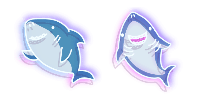 Neon Sharkcustom cursor pack