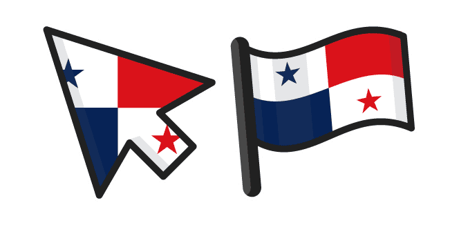 Panama Flagcustom cursor pack