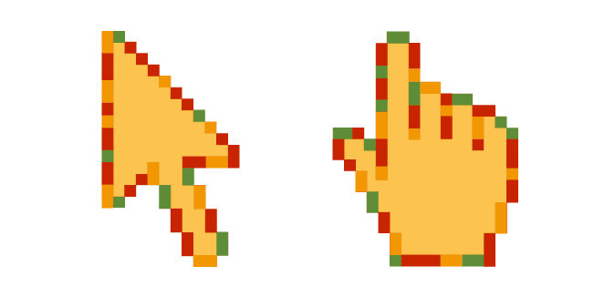 Pizza Pixelcustom cursor pack