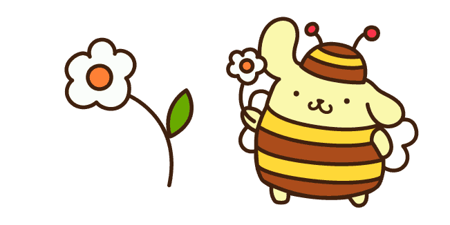Pompompurin and Flowercustom cursor pack