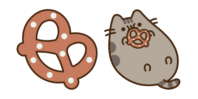 Pusheen and Pretzelcustom cursor pack