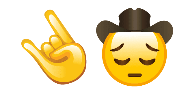 Sad Cowboy Emoji Memecustom cursor pack