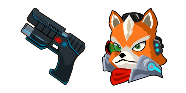 Star Fox McCloud Blastercustom cursor pack