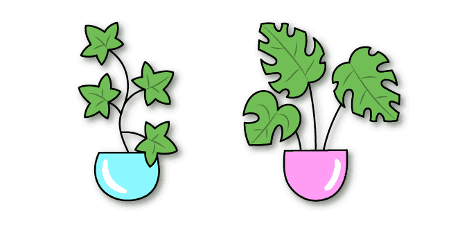 VSCO Girl Houseplantscustom cursor pack