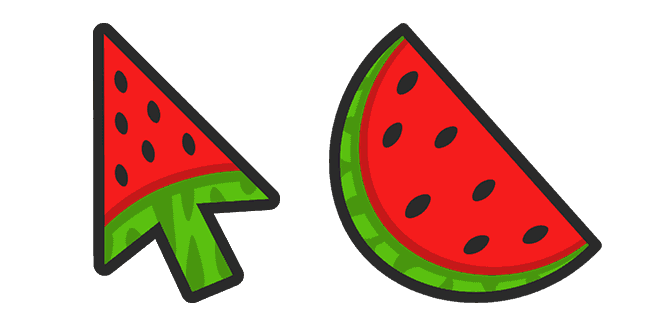 Watermelon Arrowcustom cursor pack