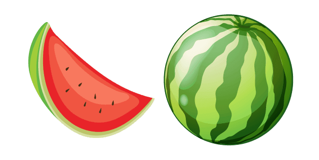 Watermelon and a Slicecustom cursor pack