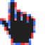 Pixel Art Retro pointer cursor