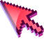 Red Pixel Revival default cursor