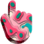 Paper Cutouts pointer cursor