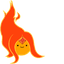 Flame Princess pointer cursor